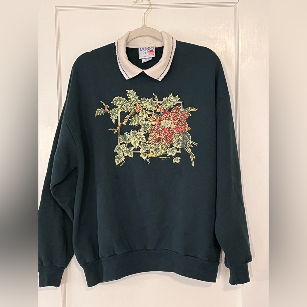 XL Vintage Morning Sun Christmas Sweatshirt